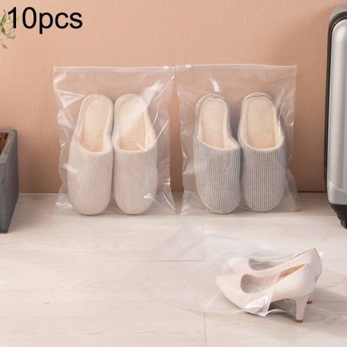 10pcs Shoe Storage Bag Dustproof Transparent Travel Carrying Bag, Specification: Large 32x42cm