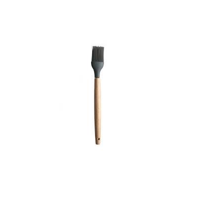 Silicone Wood Handle Spatula Heat-resistant Soup Spoon Non-stick Special Cooking Shovel Kitchen Tools Oil Brush