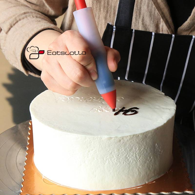 Silicone food cake pen, chocolate decoration tool, pastry nozzle