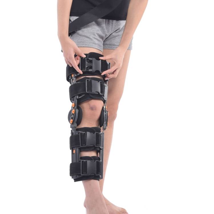 12 hole adjustable adult knee joint brace leg fixation bracket