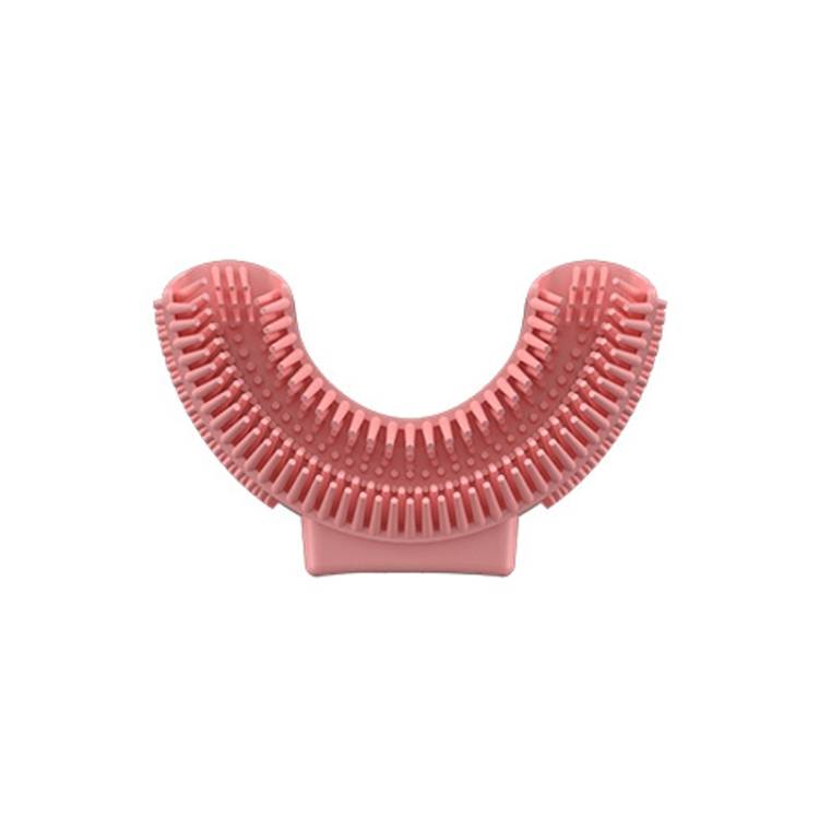 Silicone U-shaped replaceable brush head, 2-8-year-old oral electric toothbrush head