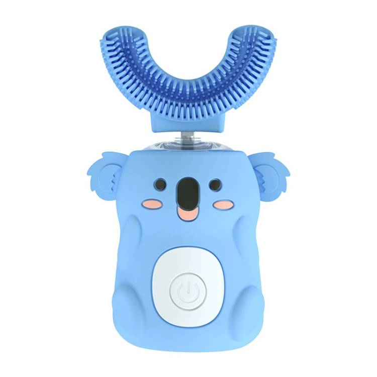Children&#039;s oral electric toothbrush U-shaped acoustic intelligent electric toothbrush