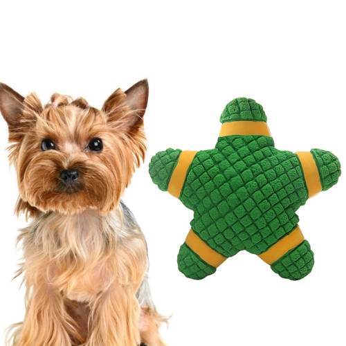 Dog Vocal Toy Latex Molar Bite Resistant Dog Bite Toy, Specification: Donut (Green)