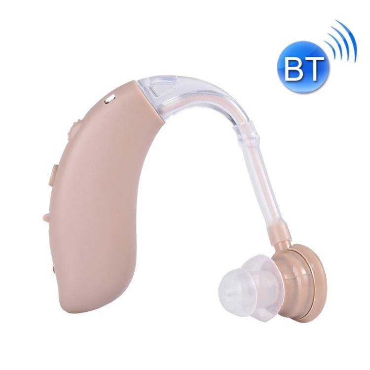 G25 Bluetooth hearing aid sound amplifier collector for the elderly, color: European plug (skin color)