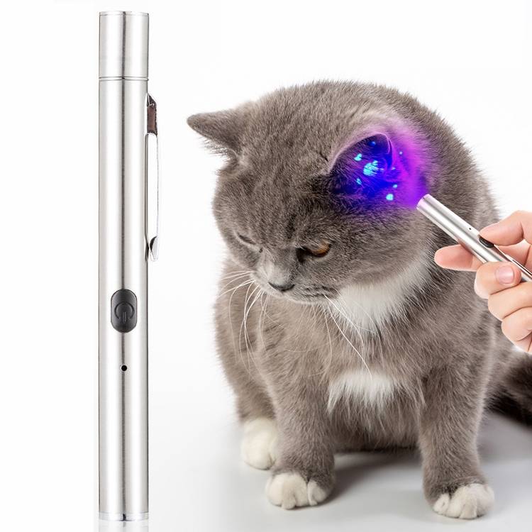 Wood&#039;s lamp cat moss detection lamp cat urine black head 365UV black mirror UV fluorescent agent cash detection lamp