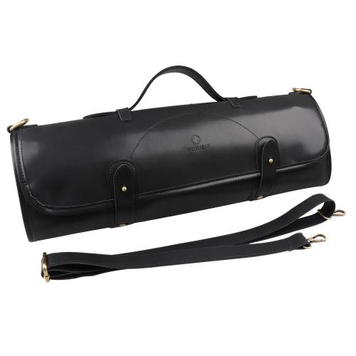 WESSLECO Chef Knife Storage Bag Portable Roll Knife Storage Bag(Black)
