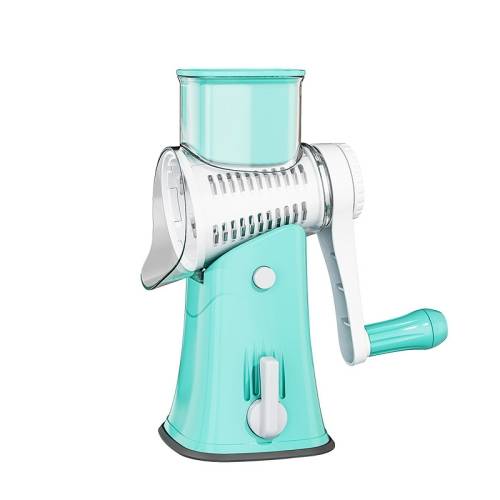 Multi-Function Slicer Hand Roller Kitchen Cut Vegetable Grater, Colour: Blue
