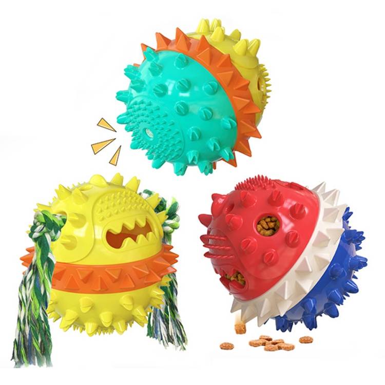 Pet Puppy Teeth Grinding Stick Speaks Dog Toys Spill Ball Pet Supplies