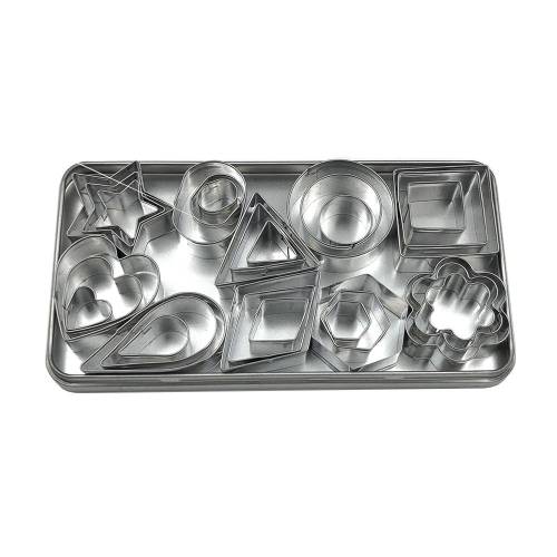 30 PCS / Set Stainless Steel Biscuit Mold