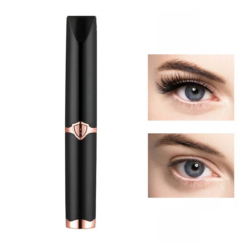 Long-lasting styling smart electric eyelash curler (black)