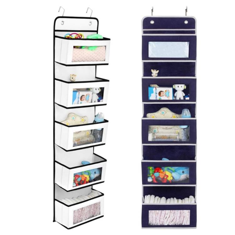 Five layer non-woven fabric door storage hanging bag