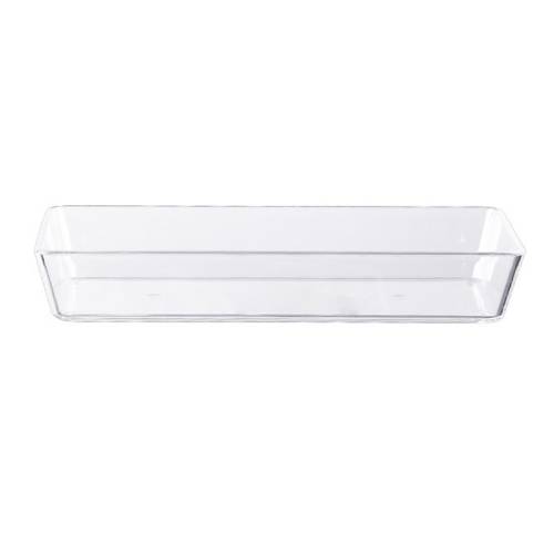 2 PCS Geometric Snack Plate, Style: Rectangular (Transparent)