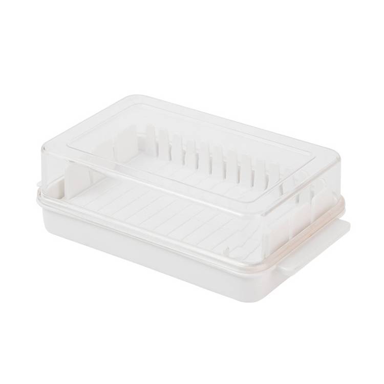Transparent large capacity butter cutting storage box