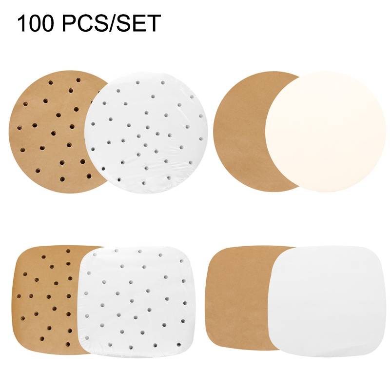 Air Fryer Special Paper Pad Grilled Meat Paper Oil Absorbed Paper, Color Random Delivery