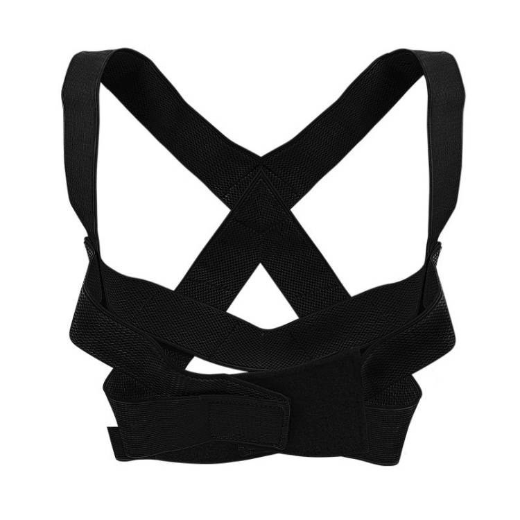 Invisible back anti-hunchback posture correction belt, size: L (black)