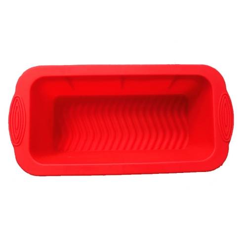 Silicone Pizza Toast Box Long Cake Mold(Red)
