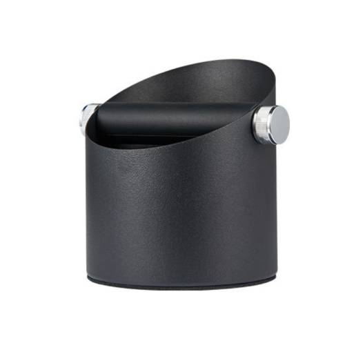 Coffee Waste Bin Milk Tea Residue Recycling Powder Box, Color: Black (45 Steel)