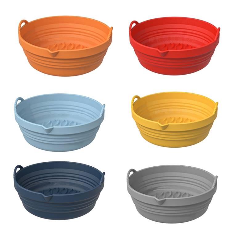 Air Fryer Silicone Baking Tray Folding Cake Baking Tray Baking Pad