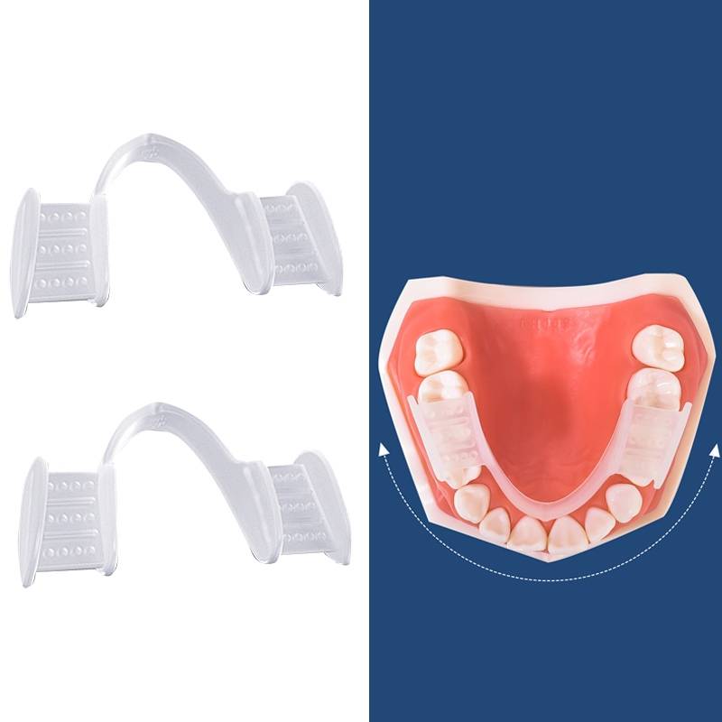 Yakeling orthodontic appliance silicone simulation braces anti-wear braces for night use (transparent