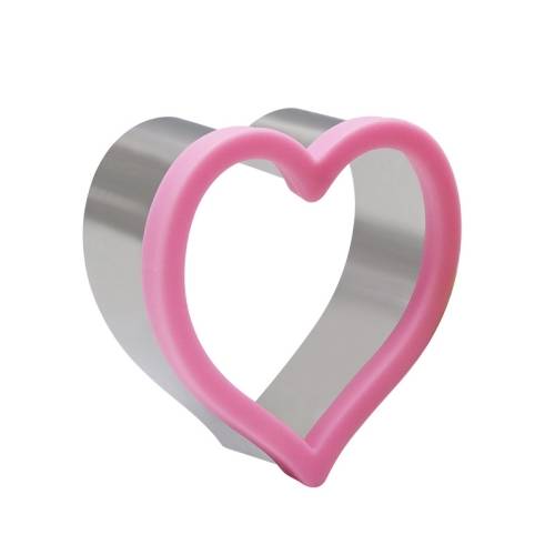 Stainless Steel Sandwiches Bread Cutting Model With Guards Fruits Vegetable Cookie Mould, Size: Large Love(Color Random Delivery)