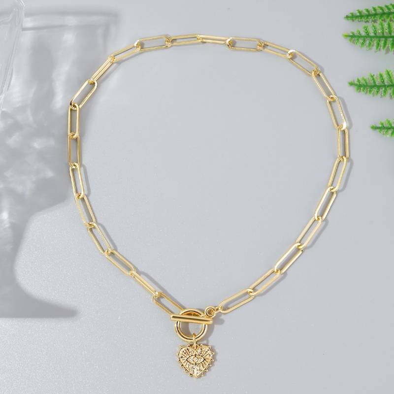 Angel&#039;s Eye Pendant Multi layered Necklace1