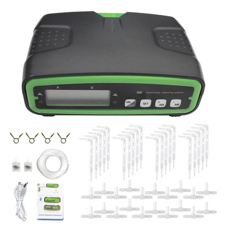 FT-C68 dual pump intelligent automatic watering device for potted plants, timed watering, garden balcony drip irrigation and sprinkler system
