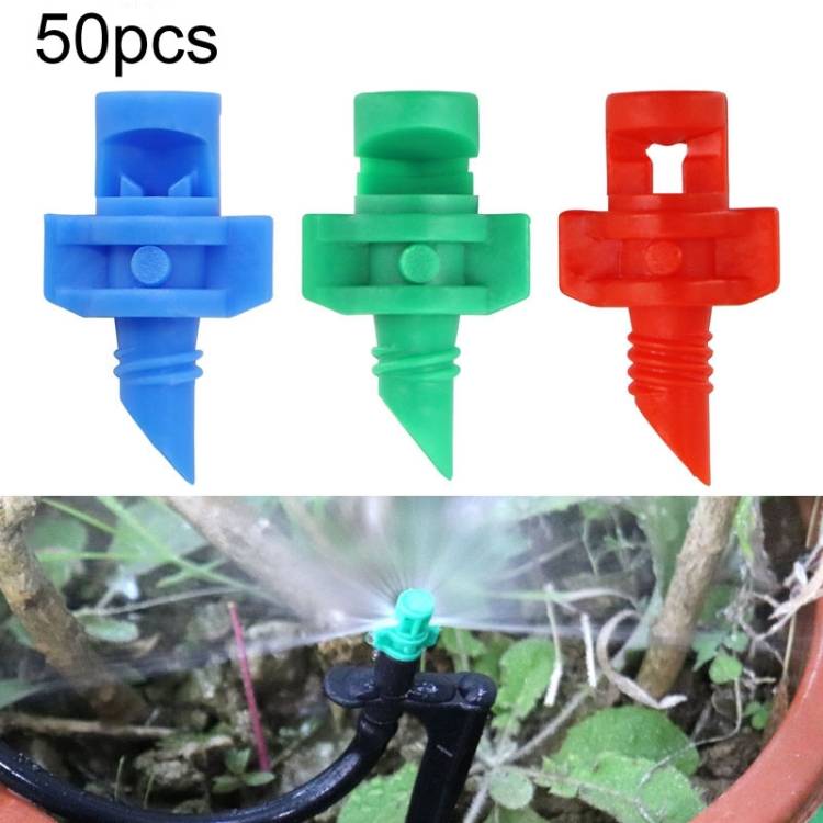 50 YK8510 refractive atomization simple micro nozzles for sale, PE pipe irrigation nozzles (color randomly shipped)