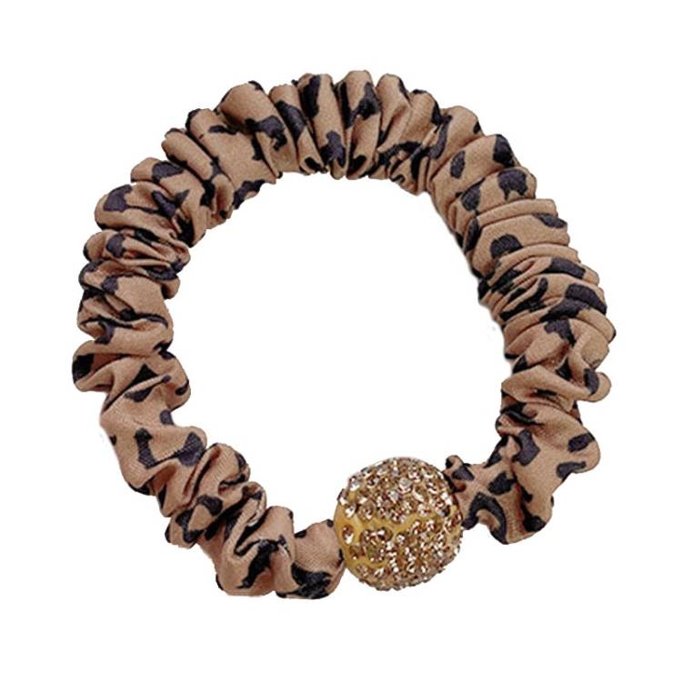 Tie hair with high elastic bands, rhinestone headband, hair loop hair accessories