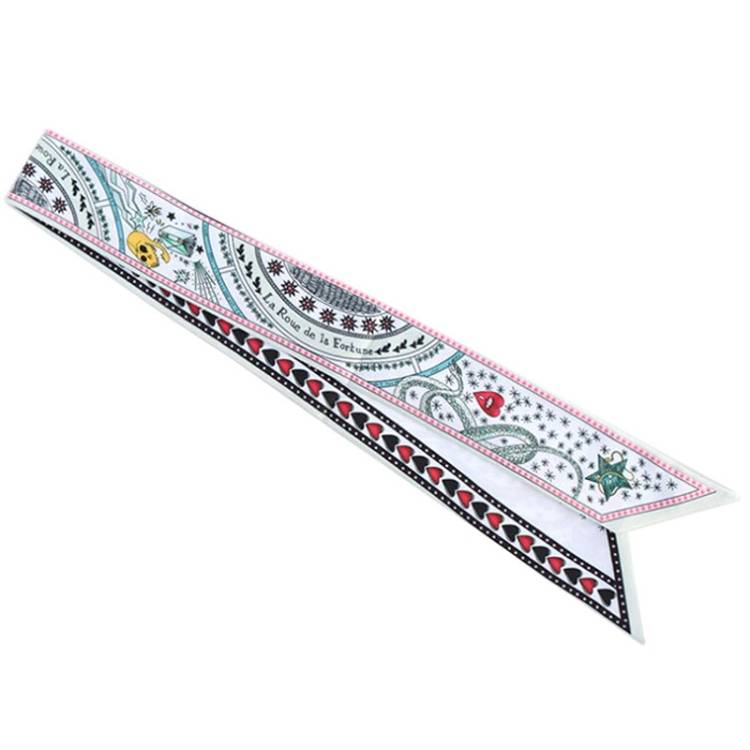 Women&#039;s tied hair scarves, headbands, ponytails, ribbons, hair accessories (double-sided tarot sun)