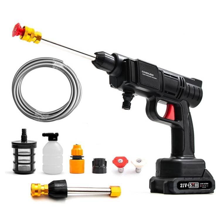 Hilda 21V high-pressure water gun lithium car wash machine plastic box packaging