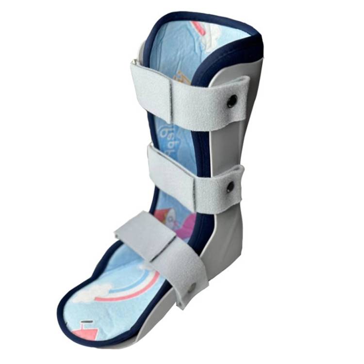 Children&#039;s ankle fixed brace, calf fracture protective gear, bone rehabilitation support, specifications: S (right)