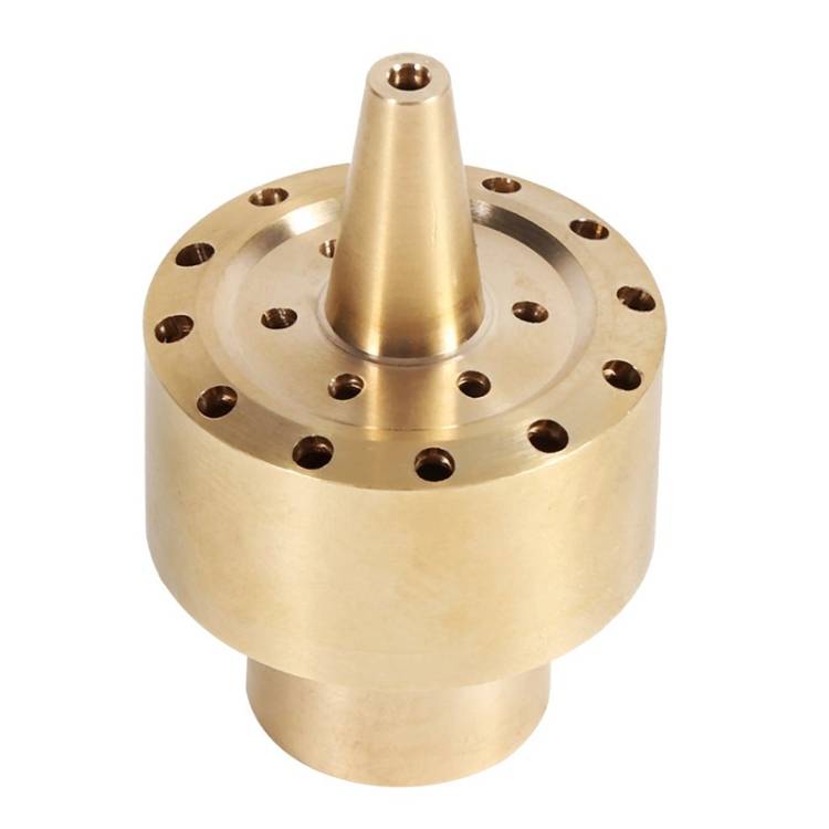 All copper pillar sprinkler head with inner wire garden water landscape fountain head,