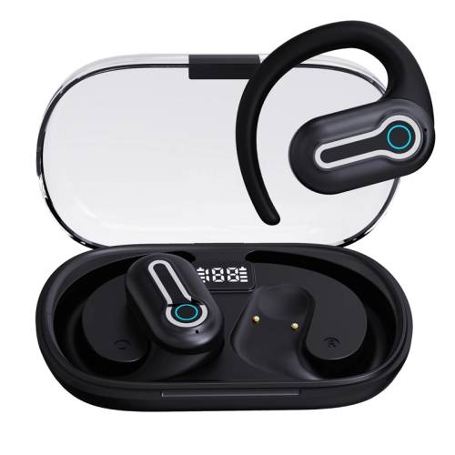 J31 OWS stereo Bluetooth earphones with digital display charging compartment and ear hanging style