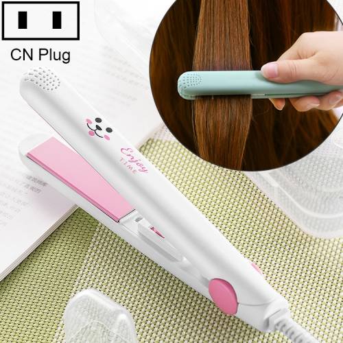 Mini professional hairstyle tool, flat wave curling travel straightener