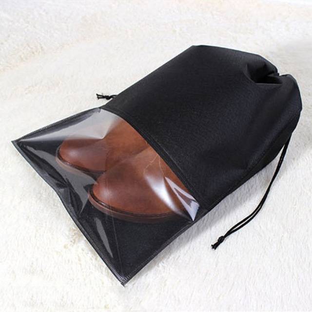 10 waterproof shoe storage bags for sale, portable travel storage bag, drawstring bag cover, non-woven storage bag