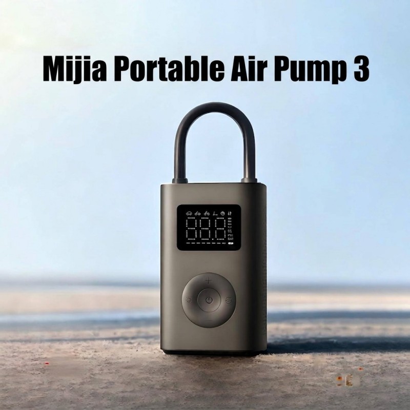 Xiaomi Mijia Air Pump 3 2500mAh Portable Electric Air Compressor for Cars Motorcycles Bicycles and Sports Balls
