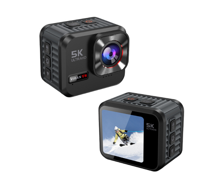 VIRAN&#039;s new 5K ultra-clear sports camera outdoor diving waterproof riding anti-shake helmet driving recorder