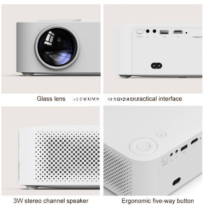 Wancast Projector X1 Basic Edition 720P 350ANSI Lumens Wireless Projector US Standard