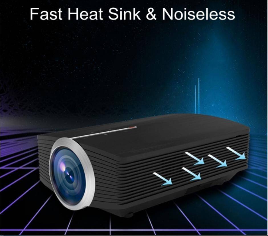 YG510 1200 LUX 800*480 LED HD Projector