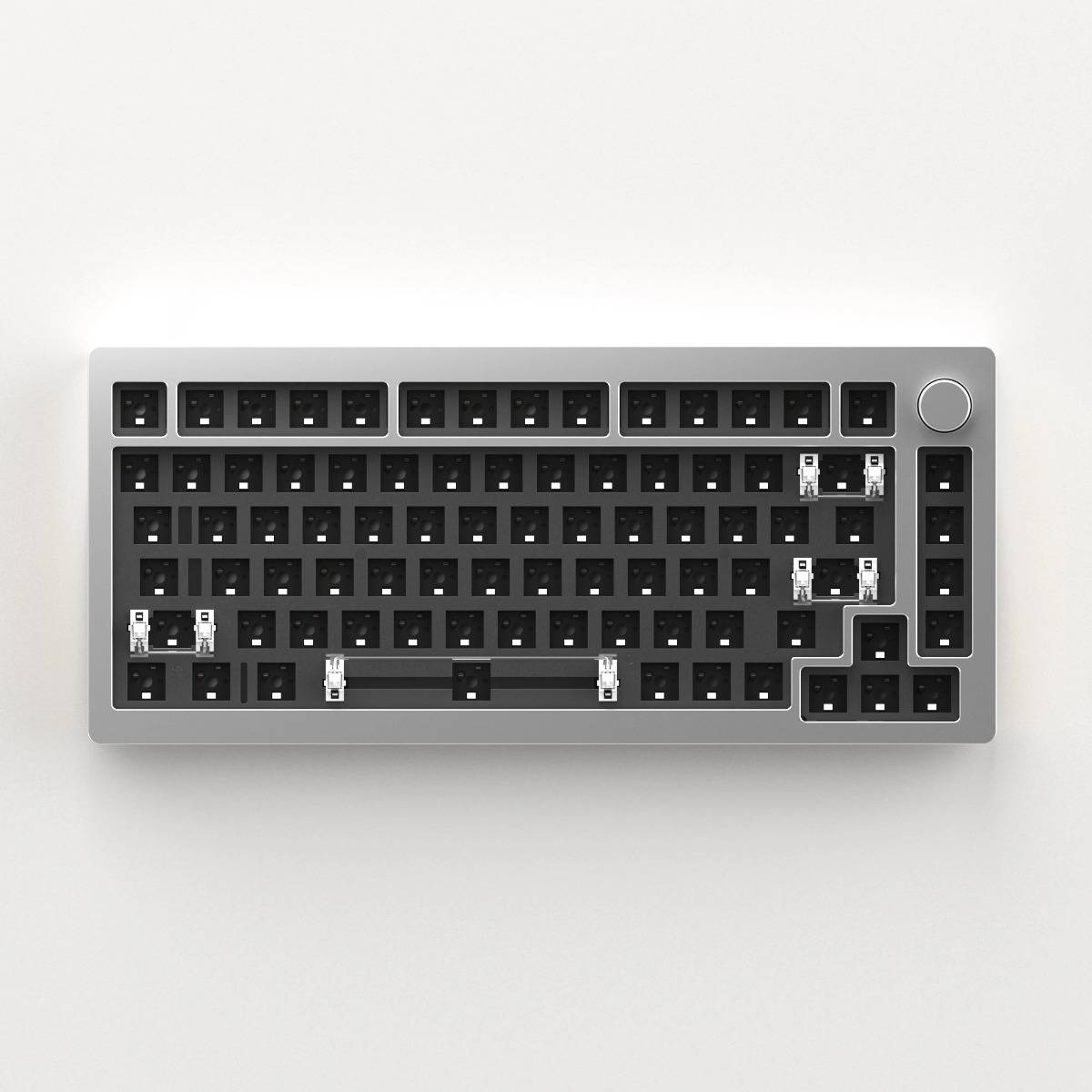 MONSGEEK M1 Aluminum DIY Kit 75% Layout RGB Hot-swap Mechanical Keyboard Kit CNC Metal Gasket-Mount