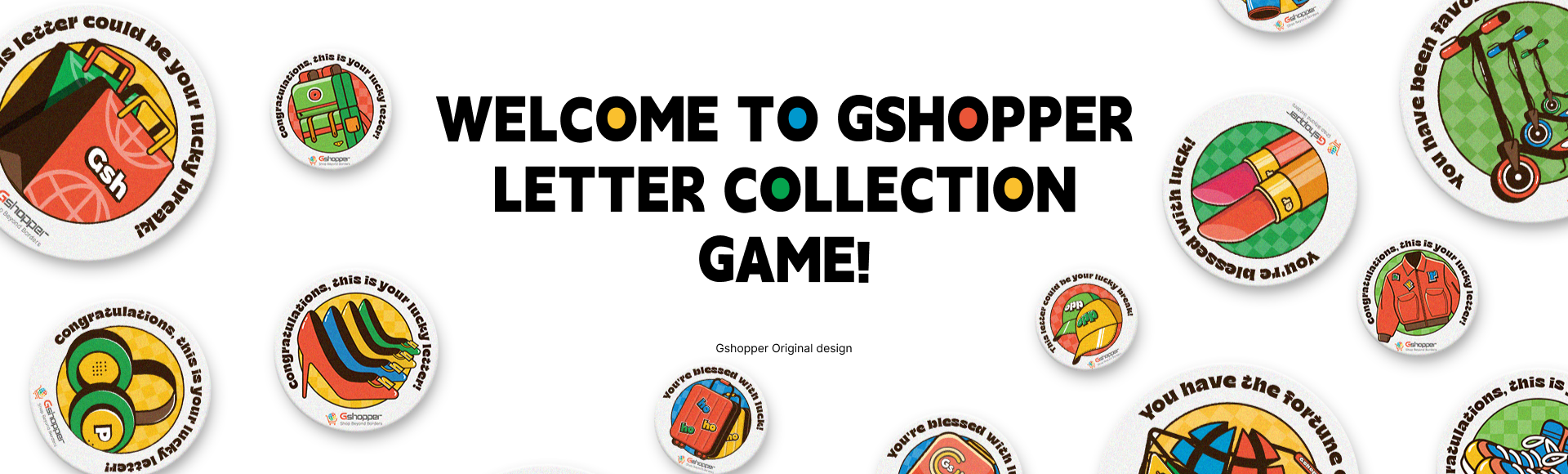 Welcome to Gshopper letter collection game!