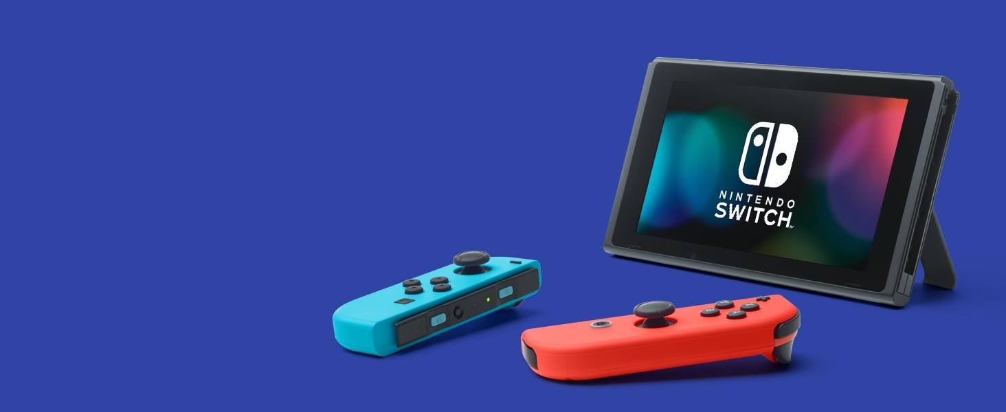 Nintendo Switch 32GB Game Console – Neon Blue & Red / Gray